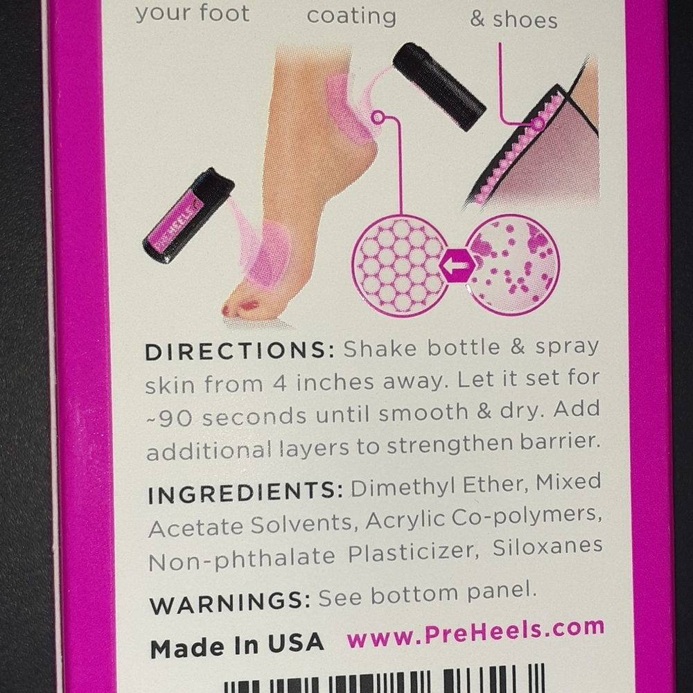 Preheels Blister Prevention Spray